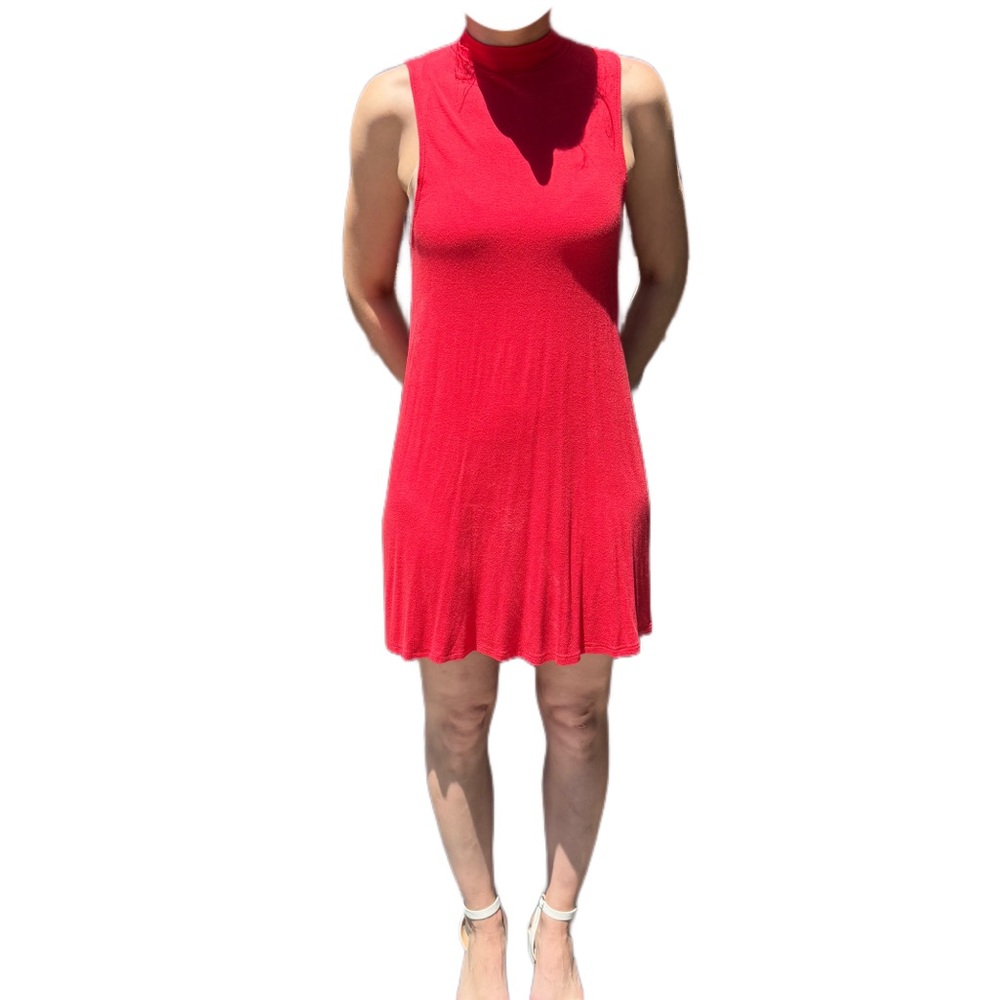 Abound Nordstrom Simple red jersey dress size small